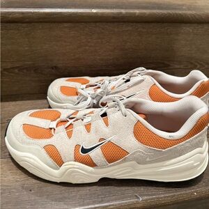 Nike Orange and White Athletic Shoes